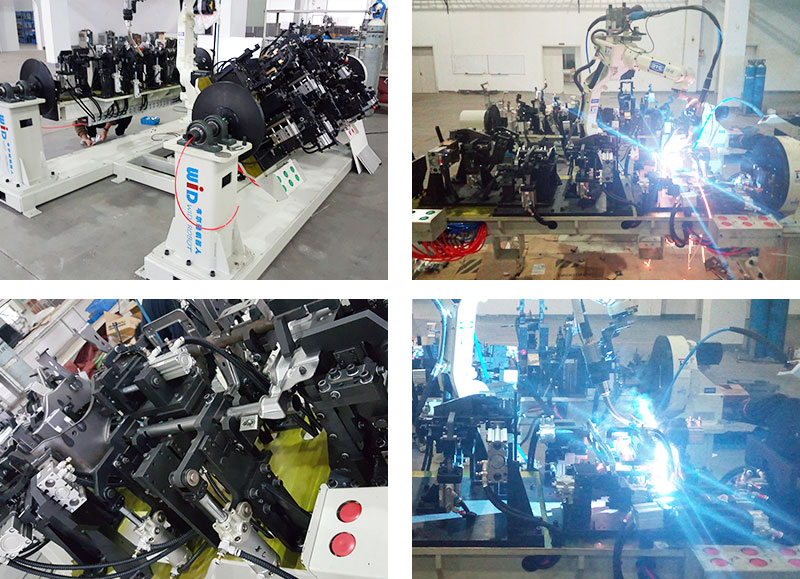 汽车零部件机器人双工位焊接工作站案例！